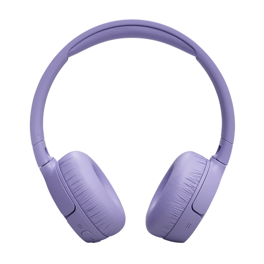 JBL Tune 670NC - Purple - Adaptive Noise Cancelling Wireless On-Ear Headphones - Front